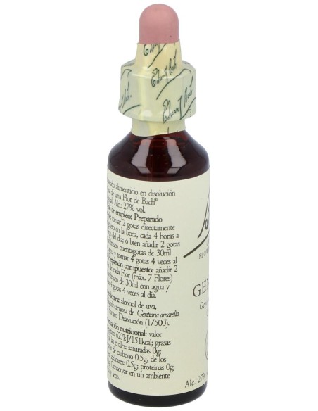 Flores Bach Gentian Genciana 20Ml.