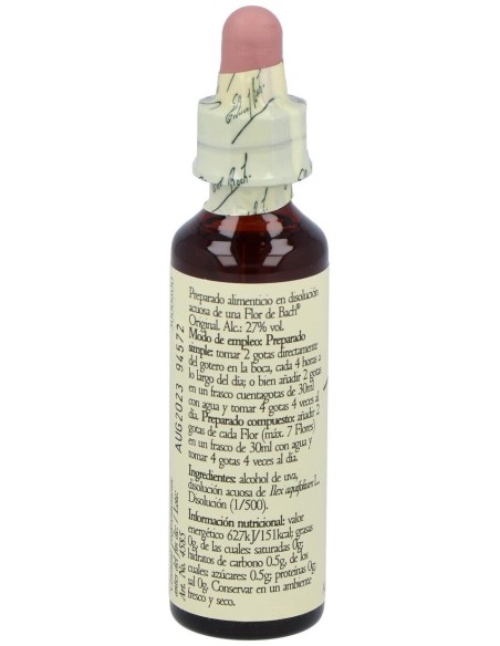 Flores De Bach (15) Holly 20 Ml