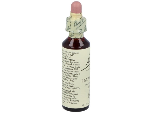 Flores Bach Impatiens Impaciencia 20Ml.