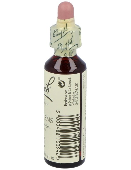 Flores Bach Impatiens Impaciencia 20Ml.