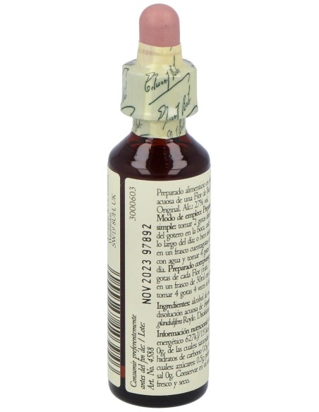 Flores Bach Impatiens Impaciencia 20Ml.
