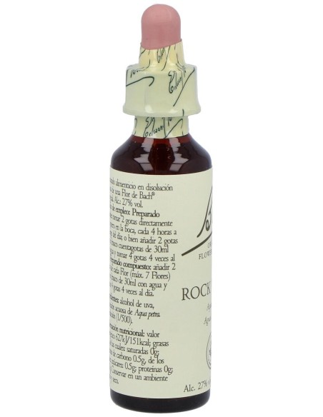 Flores Bach Rock Water Agua Roca 20Ml.