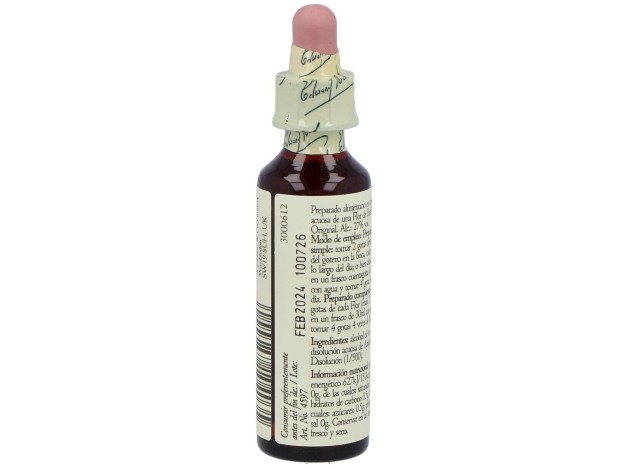 Flores Bach Rock Water Agua Roca 20Ml.