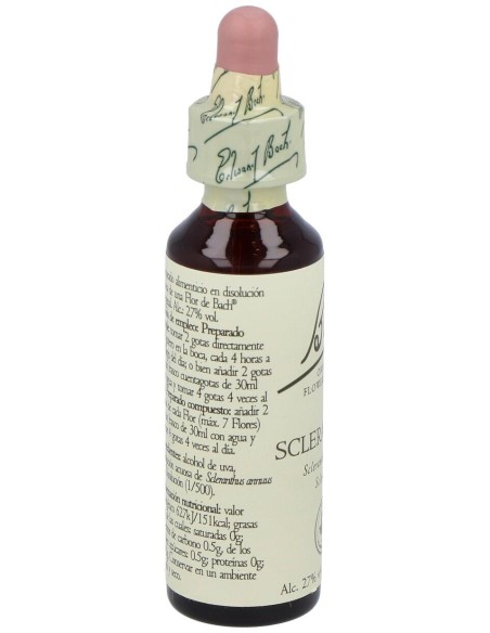 Flores De Bach (28) Scleranthus 20 Ml
