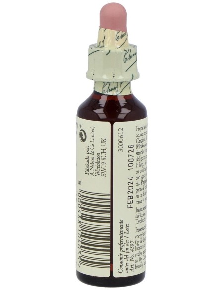 Flores Bach Rock Water Agua Roca 20Ml.
