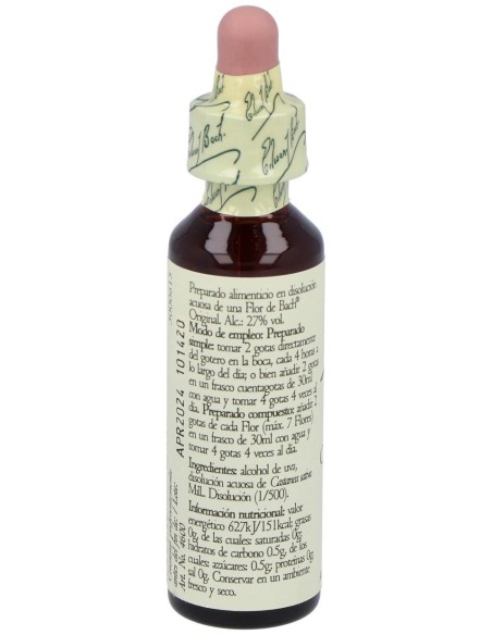 Flores Bach Sweet Chestnut Castaño Dulce 20Ml.