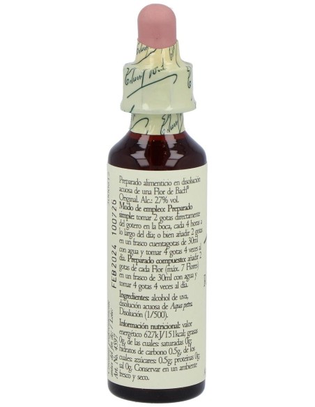 Flores Bach Rock Water Agua Roca 20Ml.