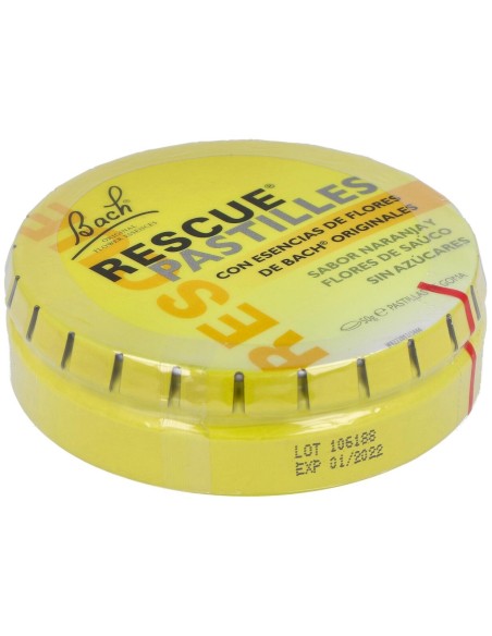 Rescue Pastillas Naranja Sauco 50Grs. Flores Bach