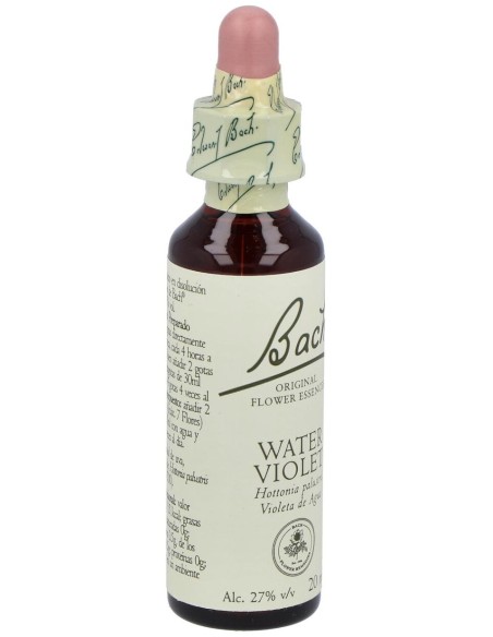 Flores Bach Water Violet Violeta Agua 20Ml.