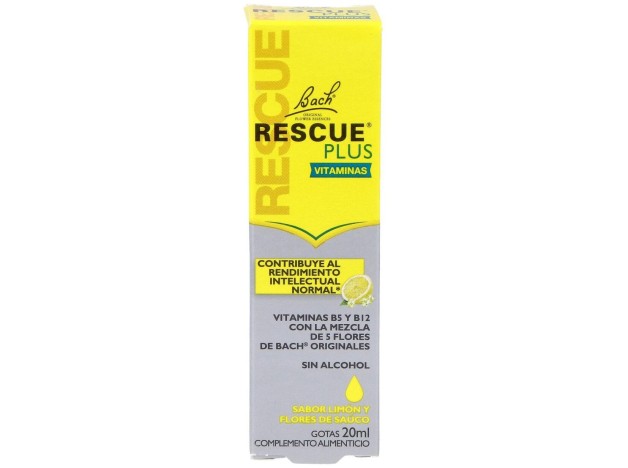 Rescue Plus Gotas Vitaminas 20Ml. Flores Bach