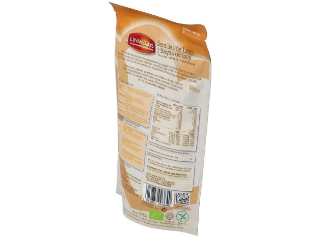 Semillas De Lino Y Goji Molidas En Frio 200Gr.