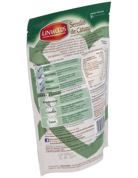 Semillas De Cañamo Peladas 225Gr.