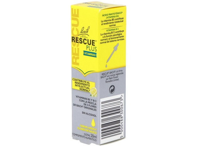 Rescue Plus Gotas Vitaminas 20Ml. Flores Bach