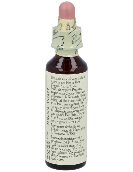 Flores Bach Water Violet Violeta Agua 20Ml.