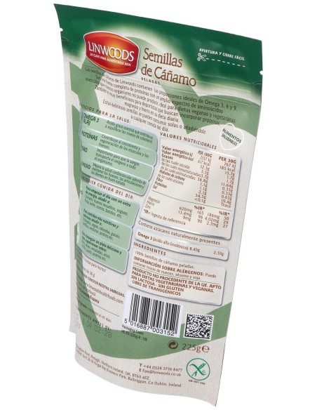 Semillas De Cañamo Peladas 225Gr.