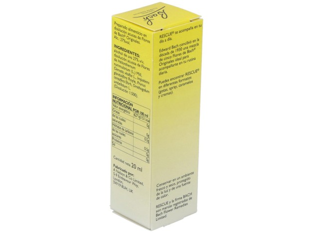 Bach Rescue Remedy Original Gotas, 20 Ml