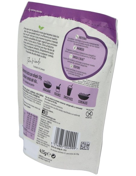 Semillas Lino Calabaza Girasol Chia Goji 425Gr.