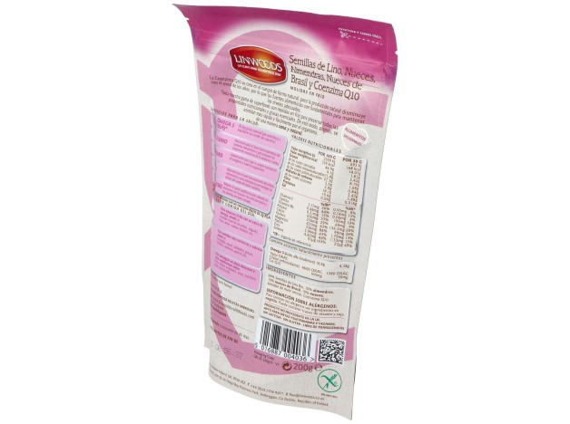 Semillas De Lino Con Nueces Almendras Q10 200Gr.
