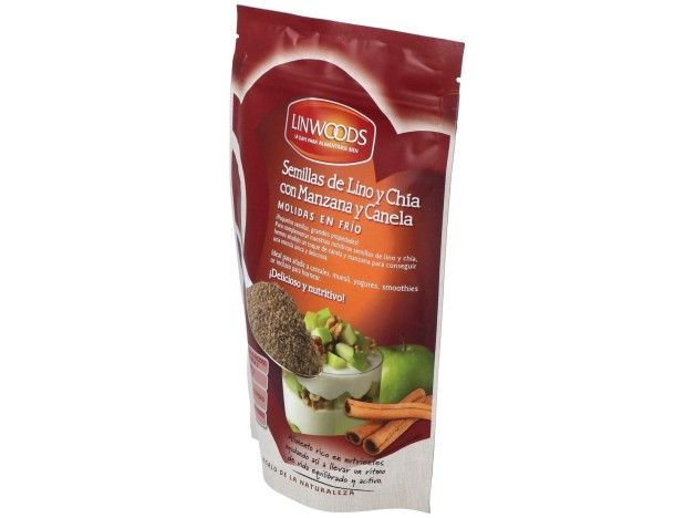 Semillas De Lino Con Chia, Manzana Canela 200G Bio
