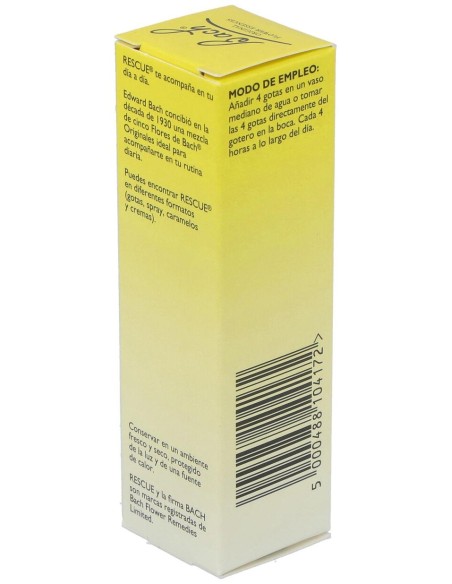 Bach Rescue Remedy Original Gotas, 20 Ml