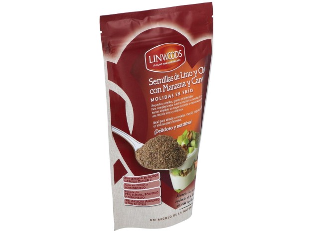 Semillas De Lino Con Chia, Manzana Canela 200G Bio