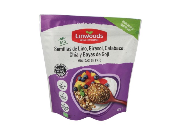 Semillas Lino Calabaza Girasol Chia Goji 425Gr.