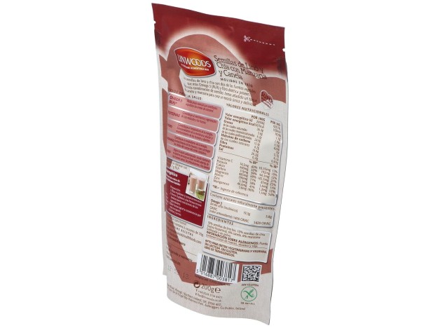 Semillas De Lino Con Chia, Manzana Canela 200G Bio
