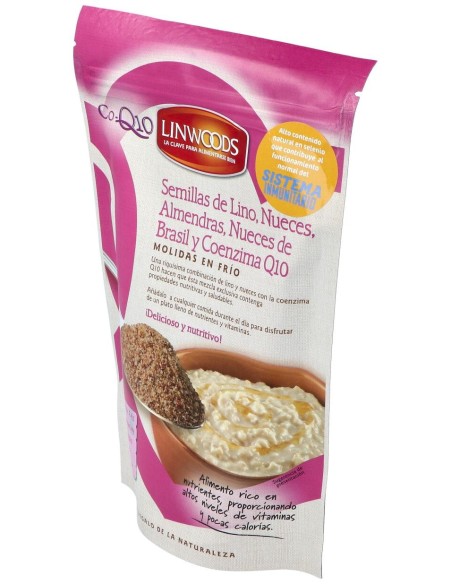 Semillas De Lino Con Nueces Almendras Q10 200Gr.