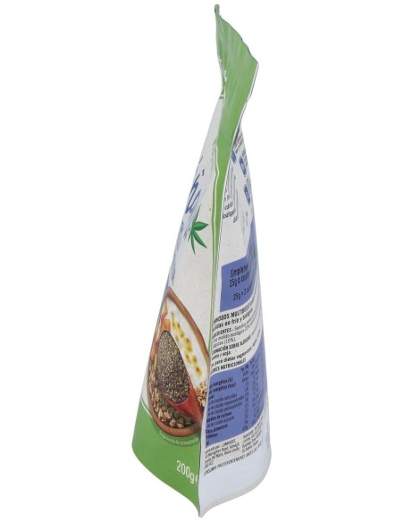 Semillas De Cañamo Molidas Lino Y Chia 200Gr. Bio