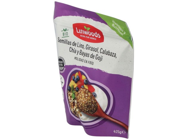 Semillas Lino Calabaza Girasol Chia Goji 425Gr.