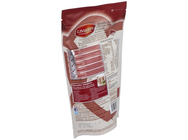 Semillas De Lino Con Chia, Manzana Canela 200G Bio