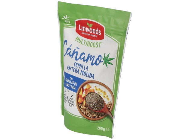 Semillas De Cañamo Molidas Lino Y Chia 200Gr. Bio