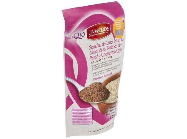 Semillas De Lino Con Nueces Almendras Q10 200Gr.