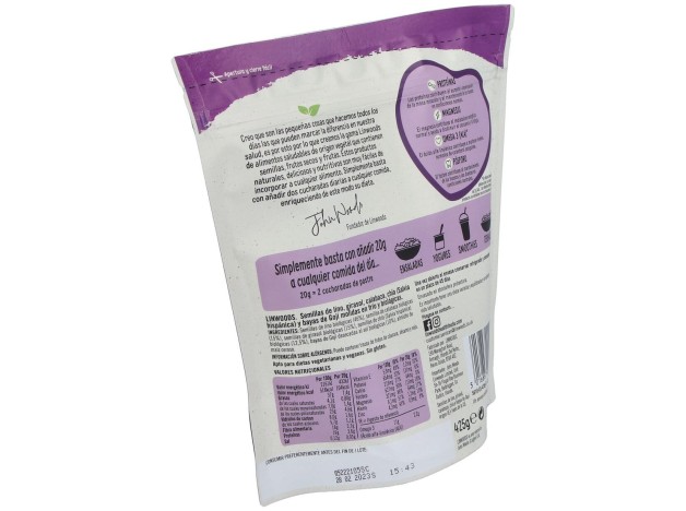 Semillas Lino Calabaza Girasol Chia Goji 425Gr.