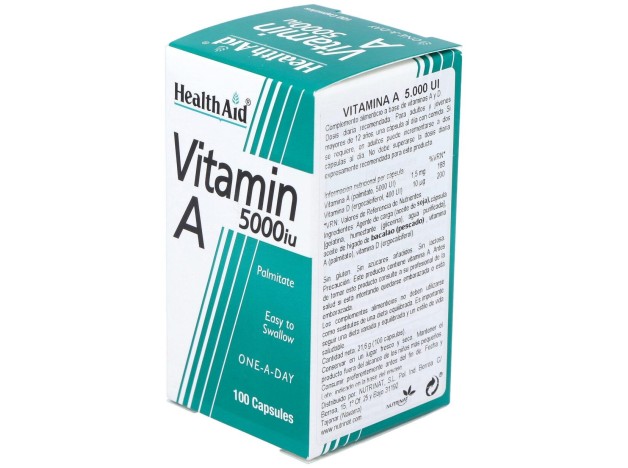 Vit A 5000Ui Con Vit D 400Ui 100Cap. Health Aid