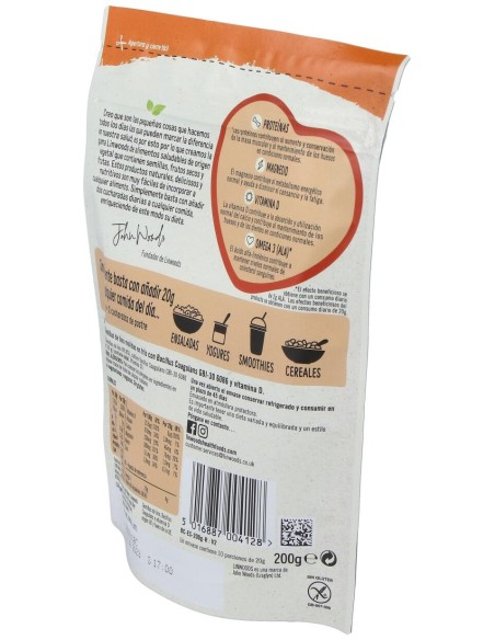 Semillas De Lino Molida Con Bacillus Y Vit D 200Gr