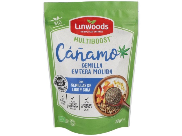 Semillas De Cañamo Molidas Lino Y Chia 200Gr. Bio