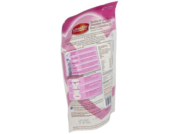 Semillas De Lino Con Nueces Almendras Q10 200Gr.