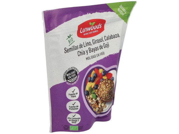 Semillas Lino Calabaza Girasol Chia Goji 425Gr.