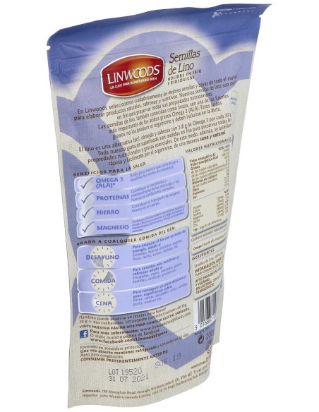 Semillas De Lino Molidas 200Gr. Bio