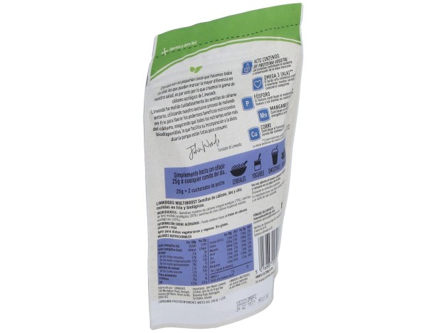 Semillas De Cañamo Molidas Lino Y Chia 200Gr. Bio