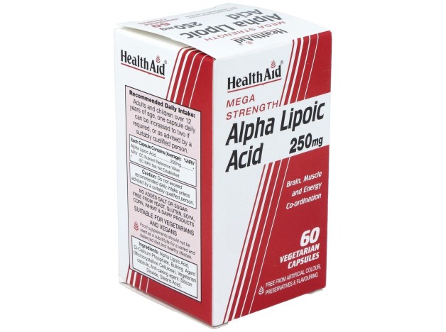 Acido Alphalipoico 60Cap. Health Aid