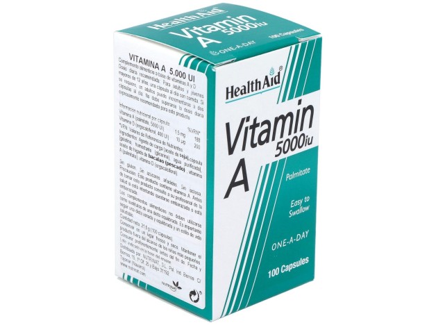 Vit A 5000Ui Con Vit D 400Ui 100Cap. Health Aid