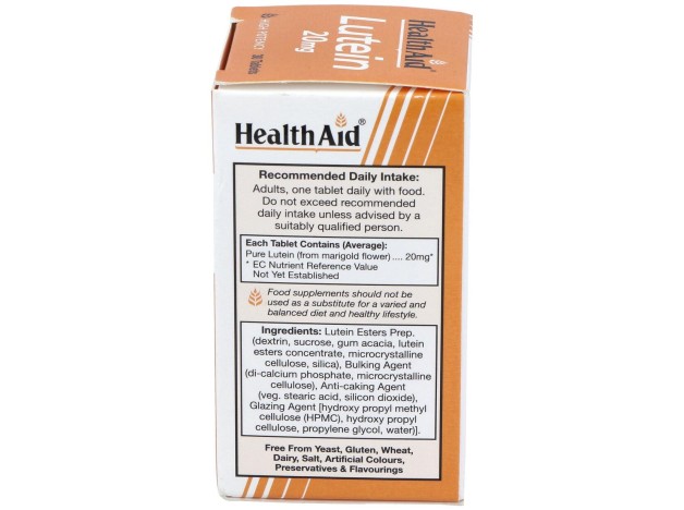 Healthaid Luteina 20Mg 30 Tabletas