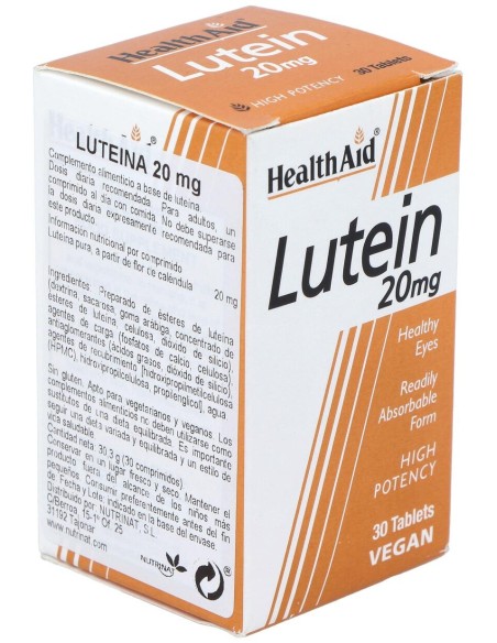 Healthaid Luteina 20Mg 30 Tabletas
