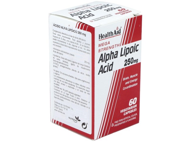 Acido Alphalipoico 60Cap. Health Aid