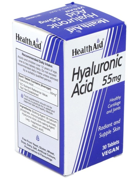 Acido Hialuronico 55Mg. 30Comp. Health Aid