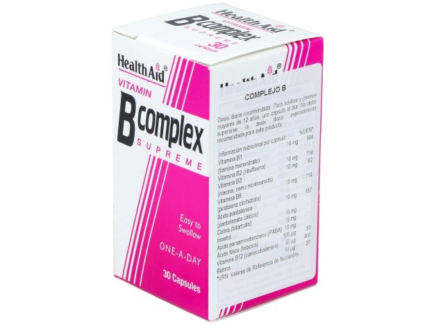 Vit B Complex 30Cap. Health Aid