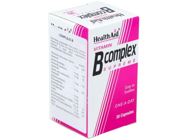 Vit B Complex 30Cap. Health Aid
