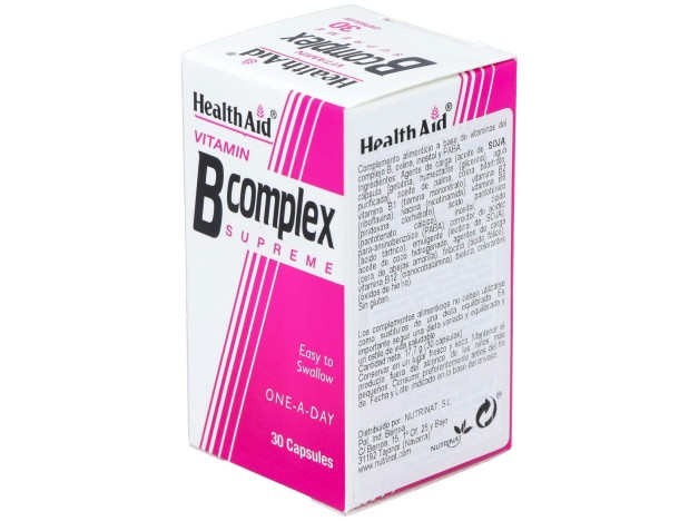 Vit B Complex 30Cap. Health Aid